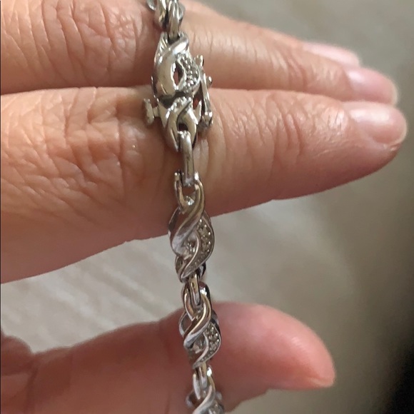 Kay Sterling Silver Diamond Infinity Brace… - Picture 2 of 6